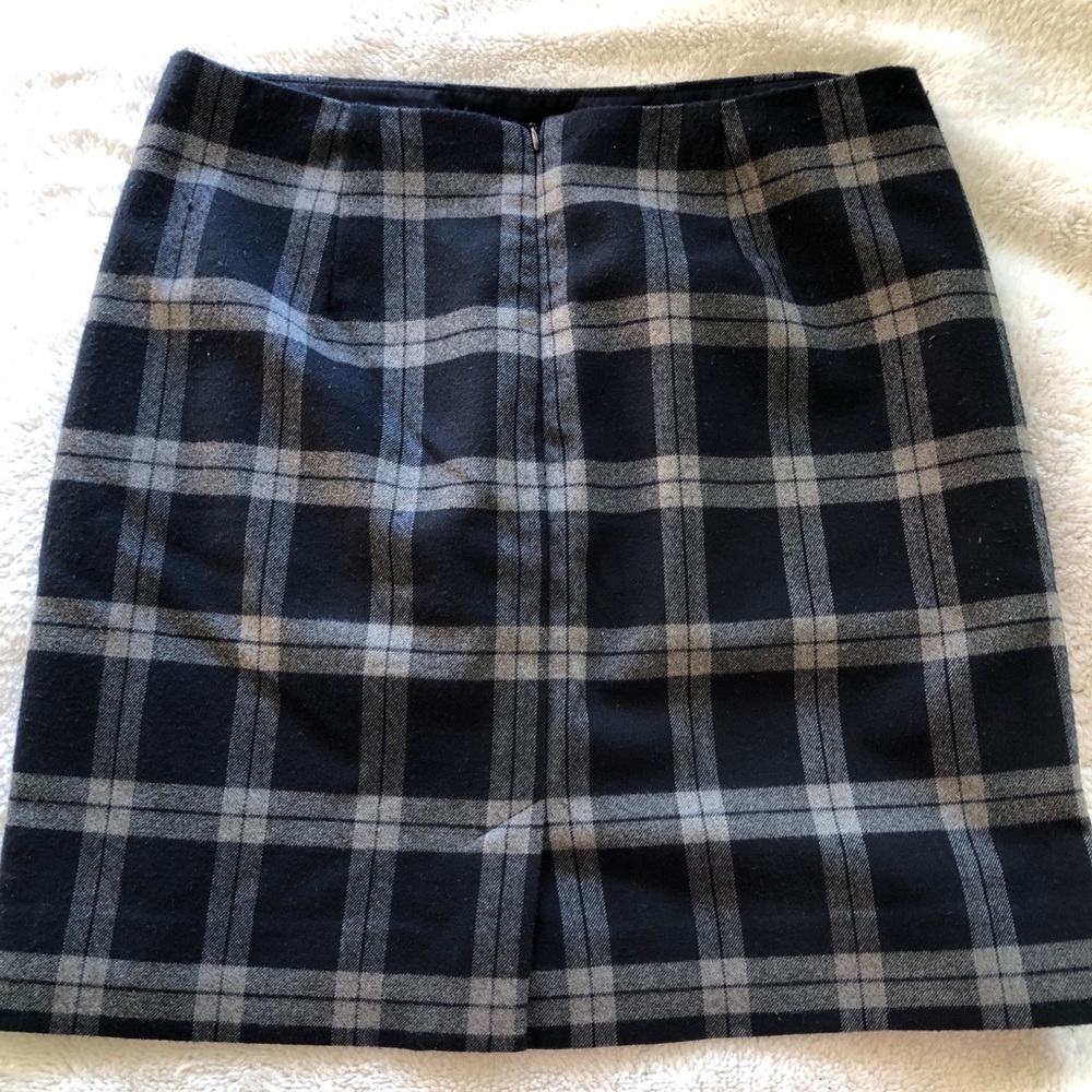 Banana republic plaid skirt